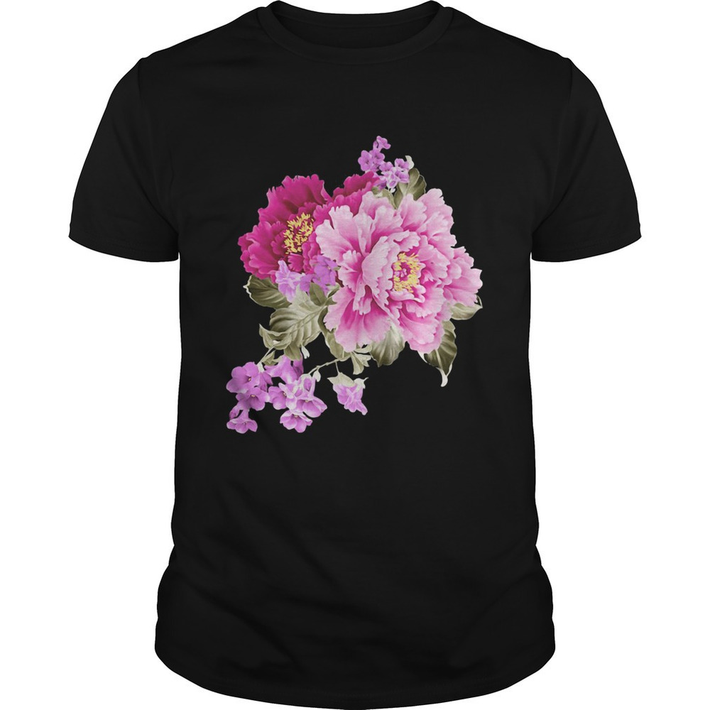 And Purple Flowers Shirt
